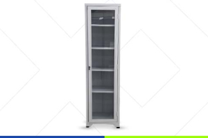 Armário Luxo Com 1 Porta Vitrine